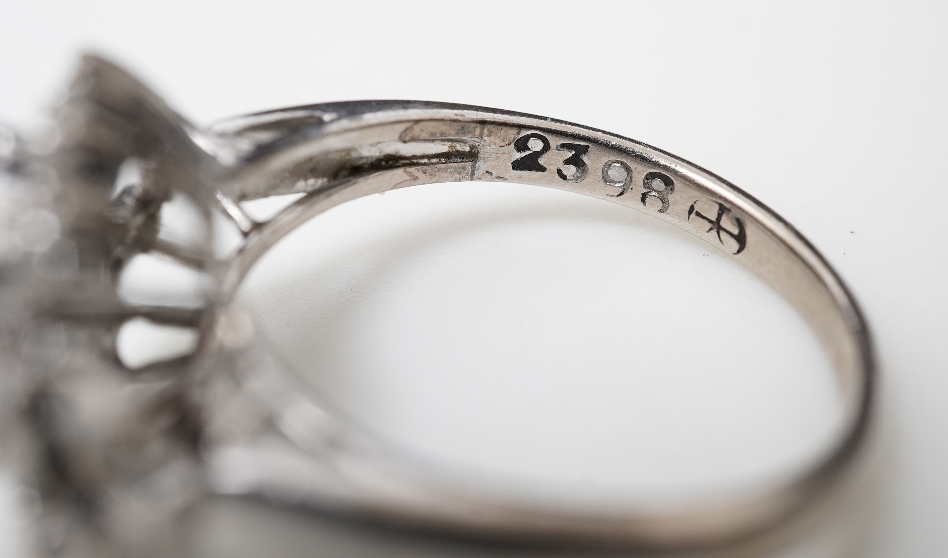 A ruby and diamond ring